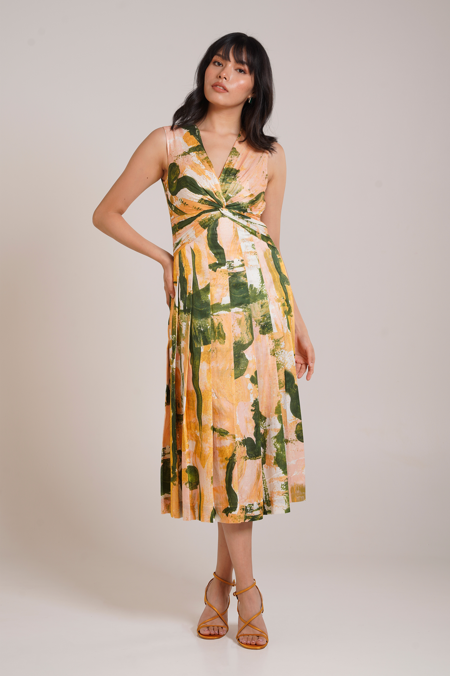 Ceri Pleated Dress