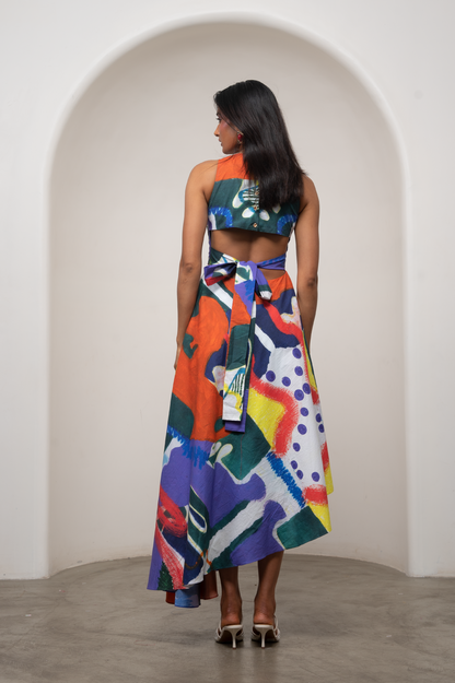 Varen Tie-Up Dress
