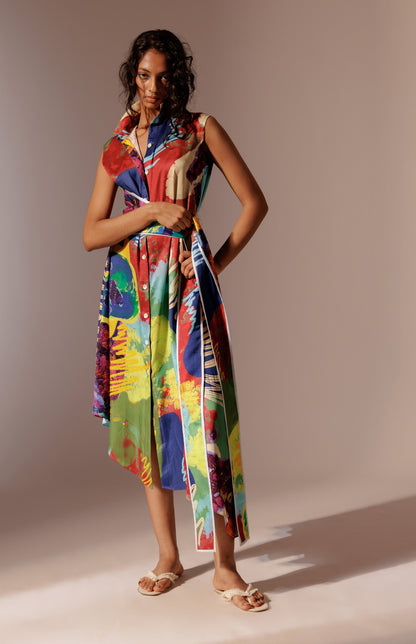 Calypso Tie Up Dress