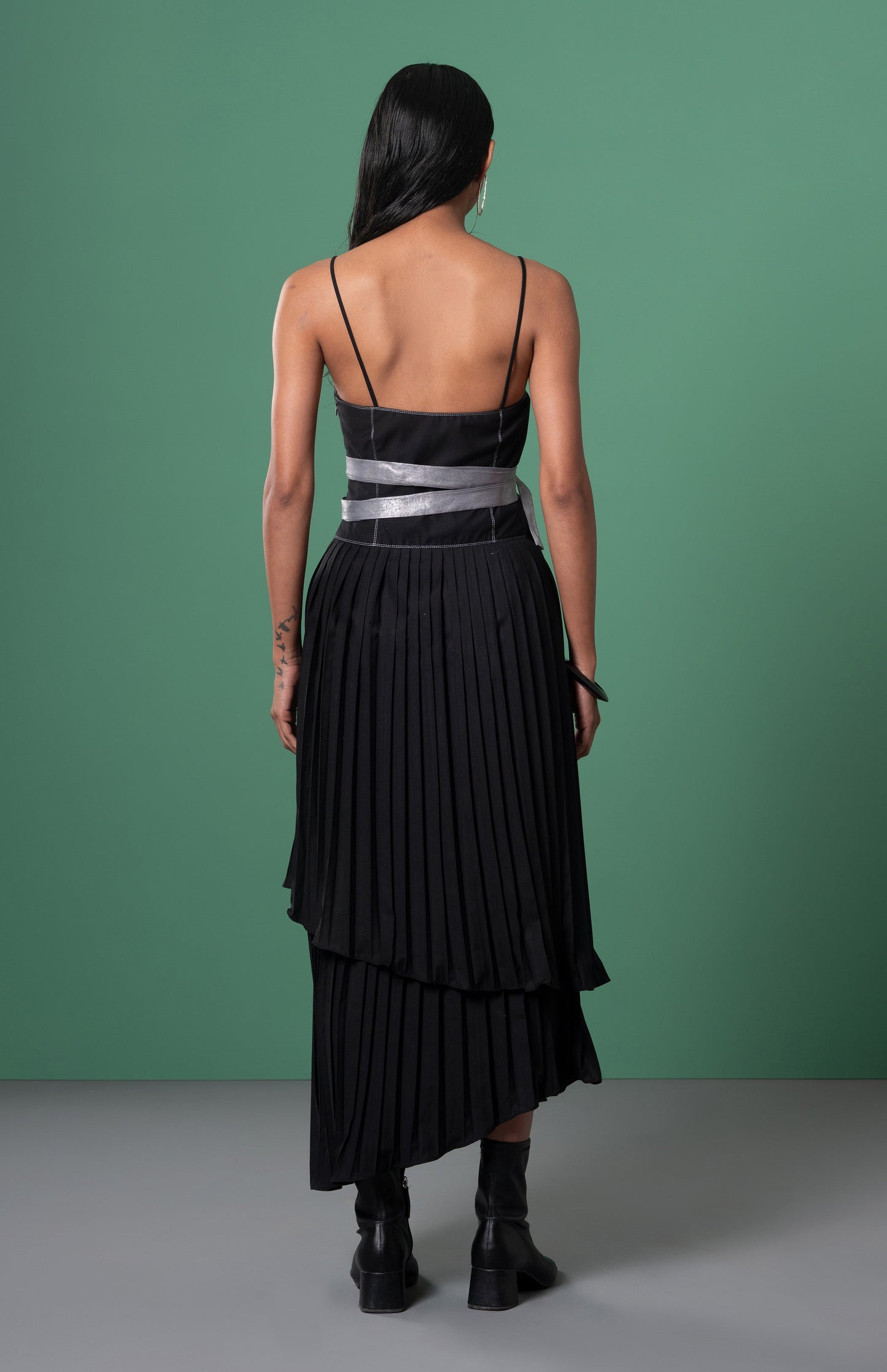 Kuro Pleated Dress