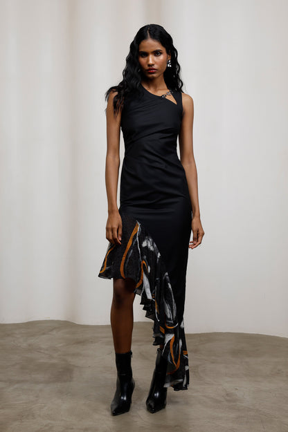 Kuro Asymmetrical Dress