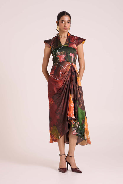 Ceres Draped Midi