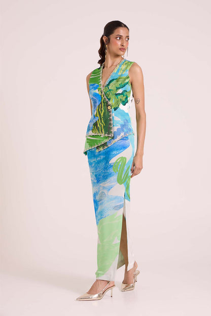 Nere Vest & Skirt