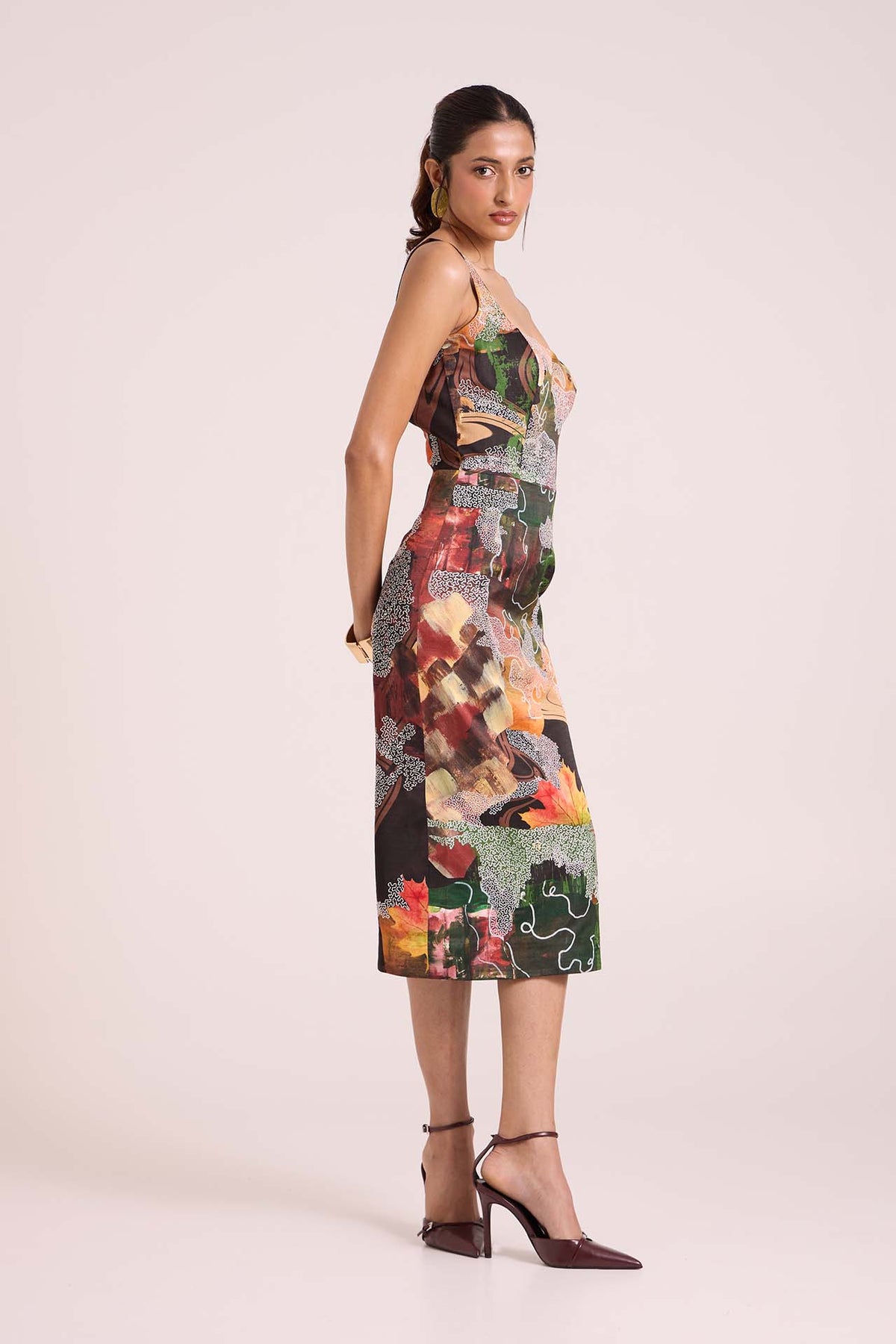 Demeter Embroidered Midi