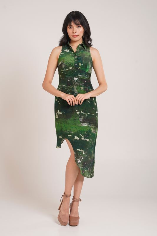 Sage Shirt Dress